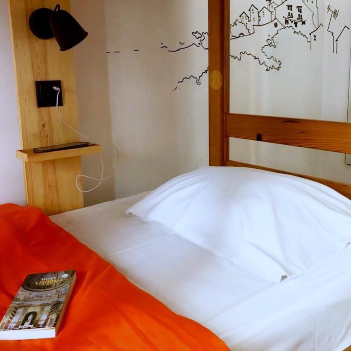 Cama en habitación compartida mixta de 4 camas
